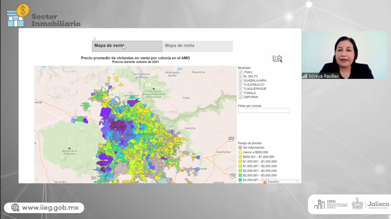 Aumenta cobertura de la consulta interactiva de los mapas de los precios de  venta y renta de vivienda | Gobierno del Estado de Jalisco