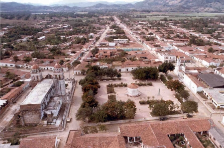 Fotografía panorámica del municipio de Villa Purificación
